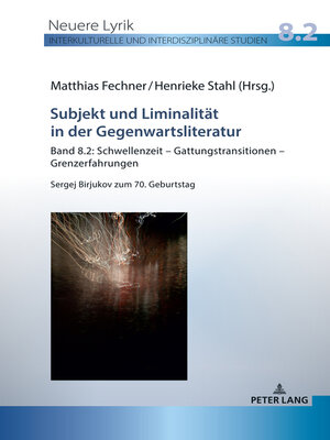 cover image of Subjekt und Liminalitaet in der Gegenwartsliteratur